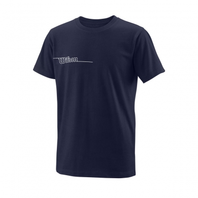 Wilson Tennis-Tshirt Team II Tech Crew navyblau Jungen